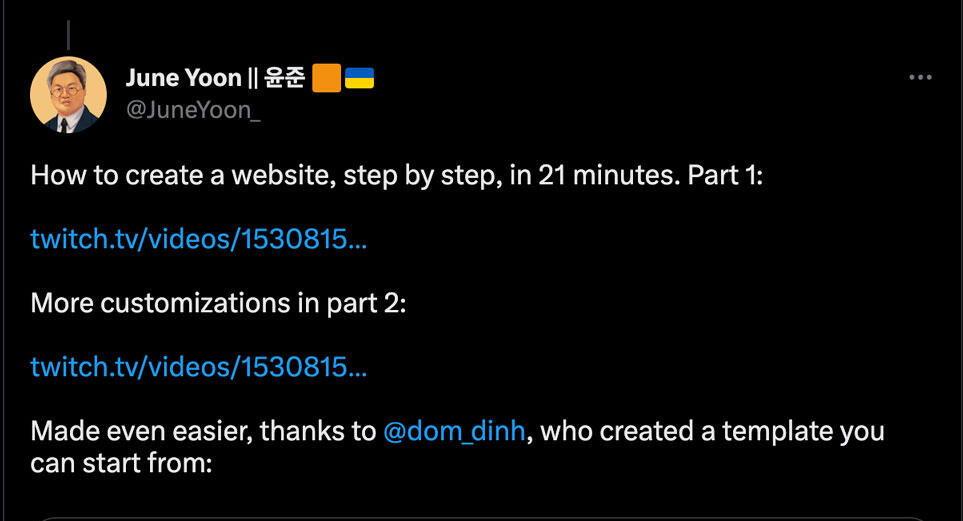 June Yoon "How to Make a Site"